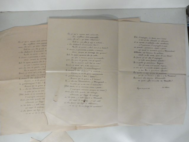 Scherzo in versi romaneschi all'ottimo Sig. Cav. Re Vittorio Emanuele. …