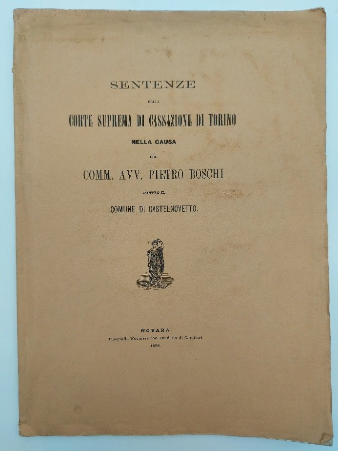 Sentenze della Corte suprema di Cassazione di Torino nella causa …