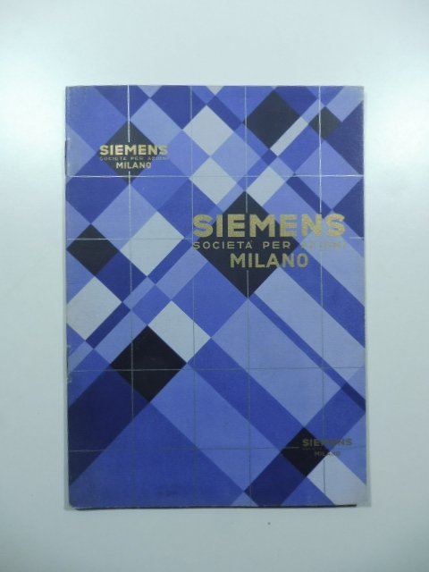 Siemens, Milano. Produzione radio, tv 1956-1957