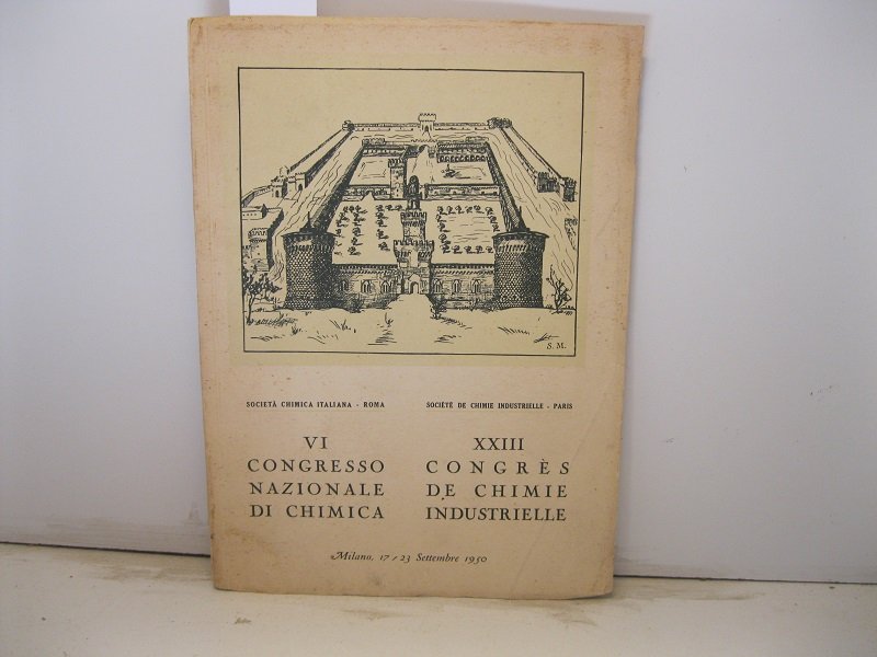 Societa' chimica italiana - Roma/Societe' de Chimie Industrielle - Paris. …