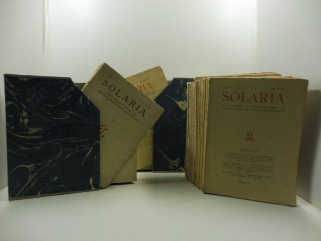 Solaria. Rivista mensile di letteratura diretta da Alberto Carocci e …