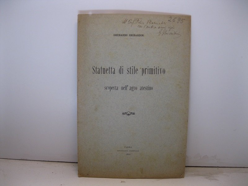 Statuetta di stile primitivo scoperta nell'agro atestino