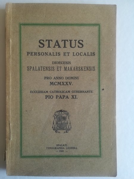 Status personalis et localis dioecesis Spalatensis et Makarskensis pro anno …