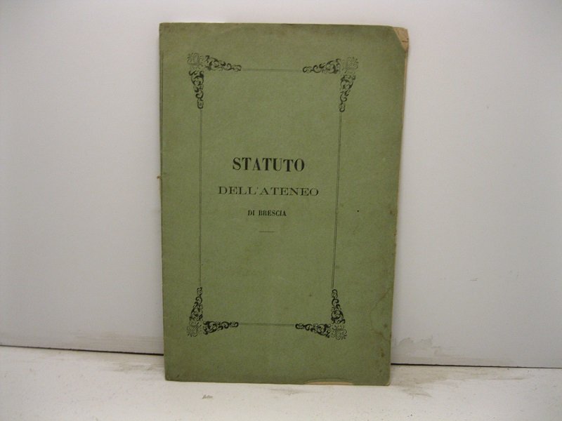 Statuto dell'Ateneo di Brescia