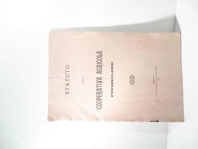 Statuto della cooperativa agricola pinerolese