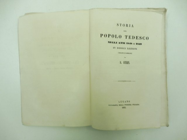 Storia del popolo tedesco negli anni 1848 e 1849 in …