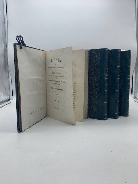 Storia delle Indie orientali. L'Asia ossia descrizione fisica, storica, politica e commerciale delle regioni Asiatiche; Storia antica delle Indie orientali; Storia delle Indie orientali da Alessandro Magno fino alla caduta dell'Impero del Mogol; Storia delle Indie orientali dalla scoperta dell'Indie fatta dai Portoghesi... Volume I (-IV)