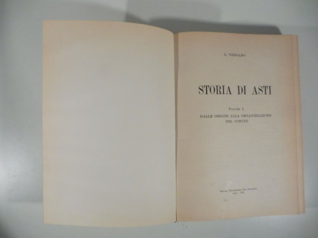 Storia di Asti. Volumi I-II-III