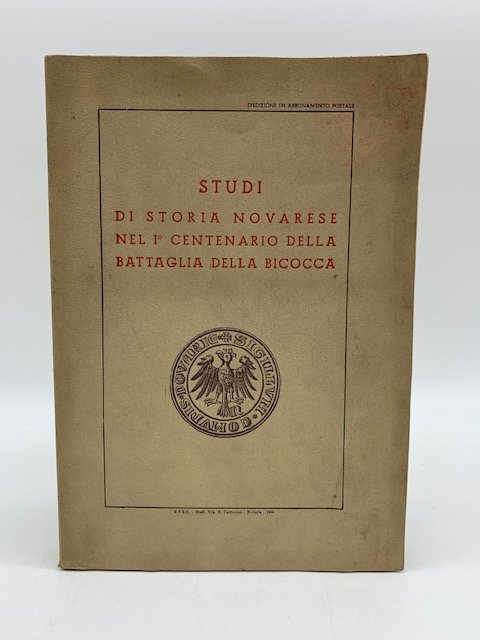 Studi di storia novarese nel I centenario della battaglia di …