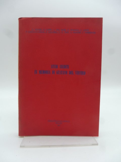 Studi inediti in memoria di Gustavo Del Vecchio