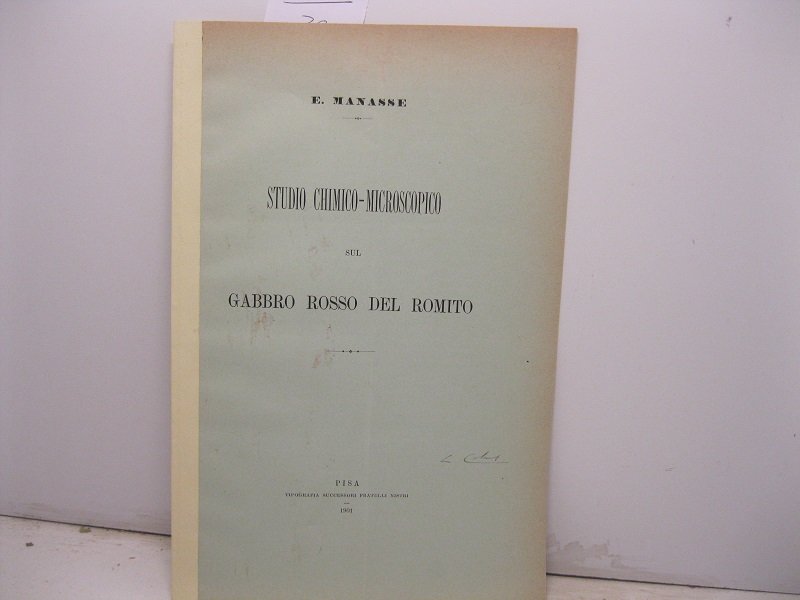 Studio chimico - miscroscopico sul gabbro rosso del Romito