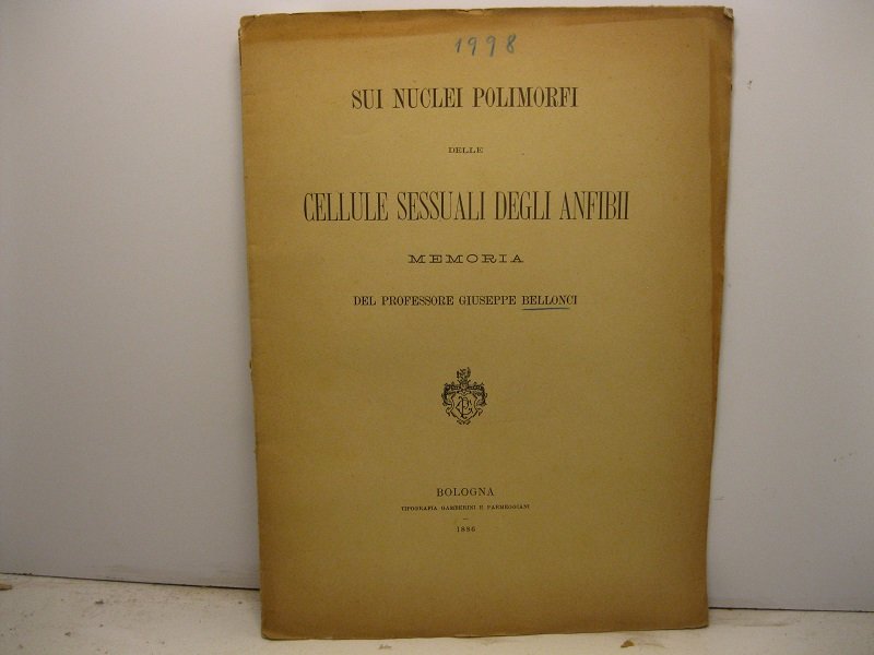 Sui nuclei polimorfi delle cellule sessuali degli anfibii. Memoria