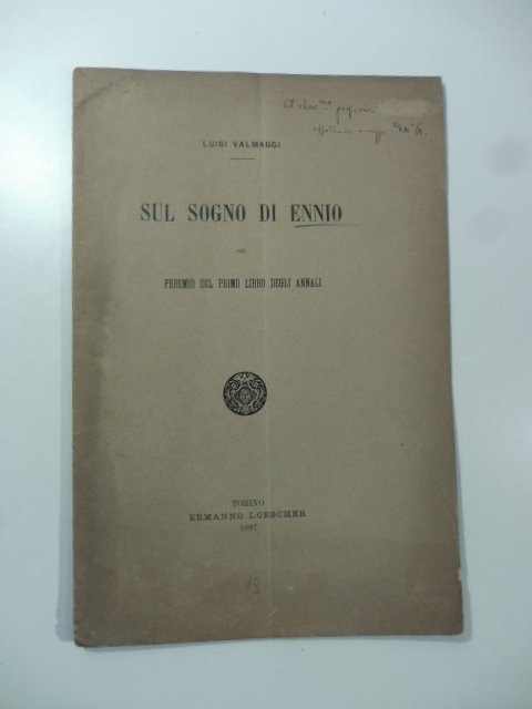 Sul sogno di Ennio nel Proemio del primo libro degli …