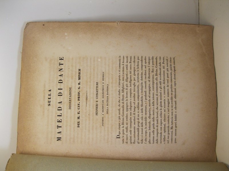 Sulla Matelda di Dante. Dissertazione