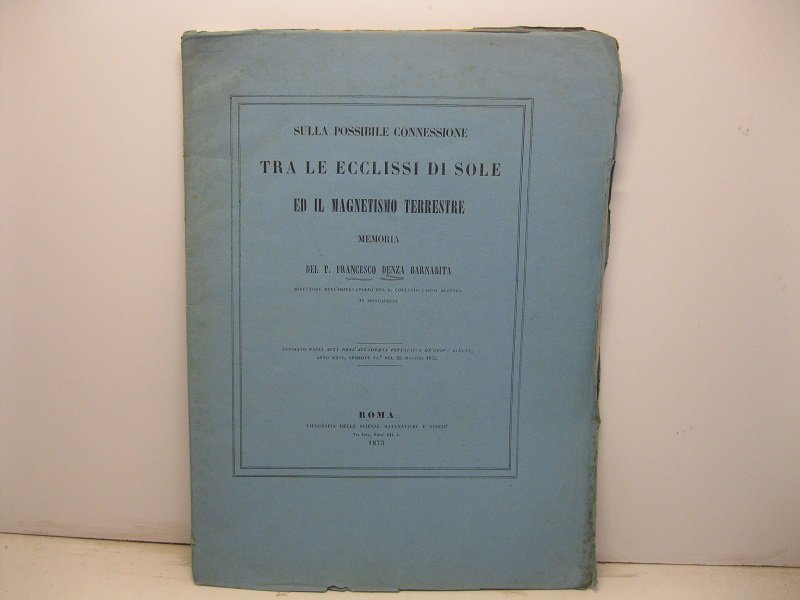 Sulla possibile connessione tra le ecclissi di sole ed il …