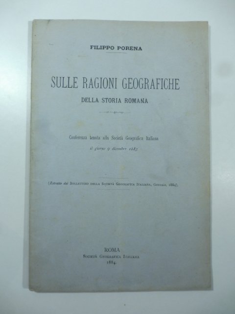 Sulle ragioni geografiche della storia romana