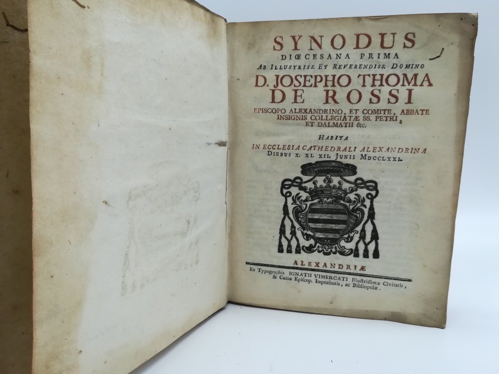 Synodus dioecesana prima ab illustriss. et reverendiss. domino D. Josepho …