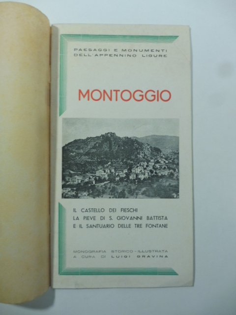 Tappe e ricordi di Valle Scrivia. Montoggio