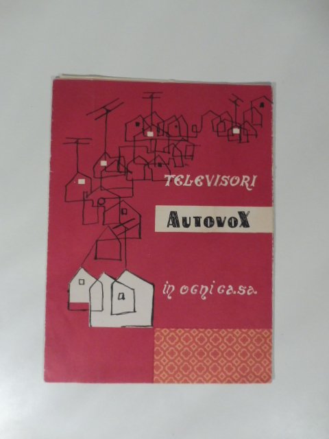 Televisori autovox in ogni casa. Pieghevole pubblicitario
