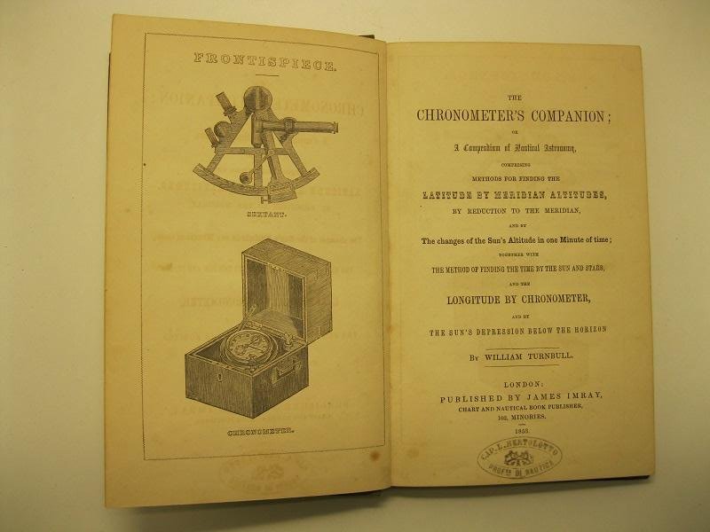 The chronometer's companion or a compendium of Nautical Astronomy, Comprising … | Immagine principale