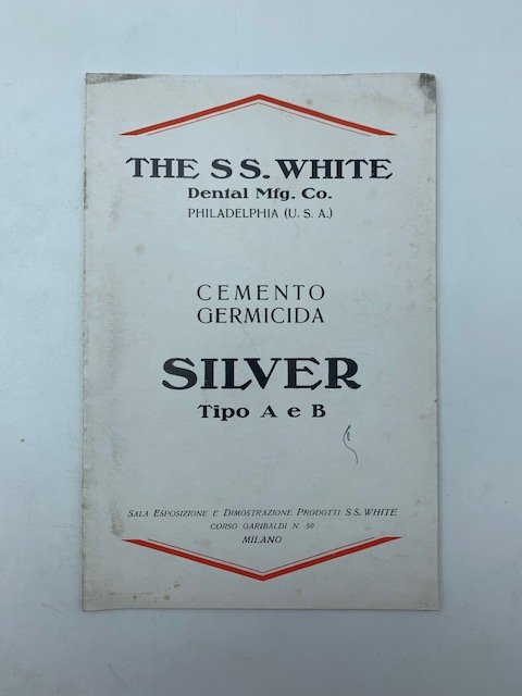 The Ss. White Dental Mfg Co. Cemento germicida Silver tipo …