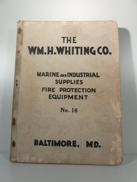 The WM. H. Whiting Co. Marine and industrial supplies fire …