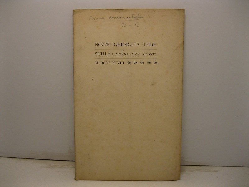 Tre laude drammatiche umbre del secolo XIV