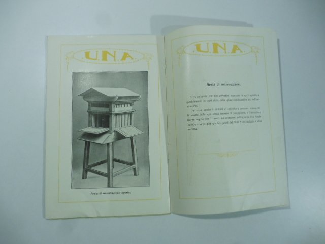 U.N.A. Unione nazionale apicoltori. Catalogo
