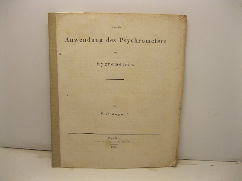 Ueber die Anwendung des Psychrometers zur Hygrometrie