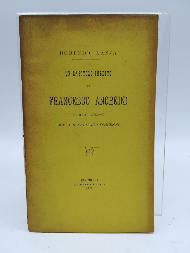 Un capitolo inedito di Francesco Andreini comico geloso detto Il …