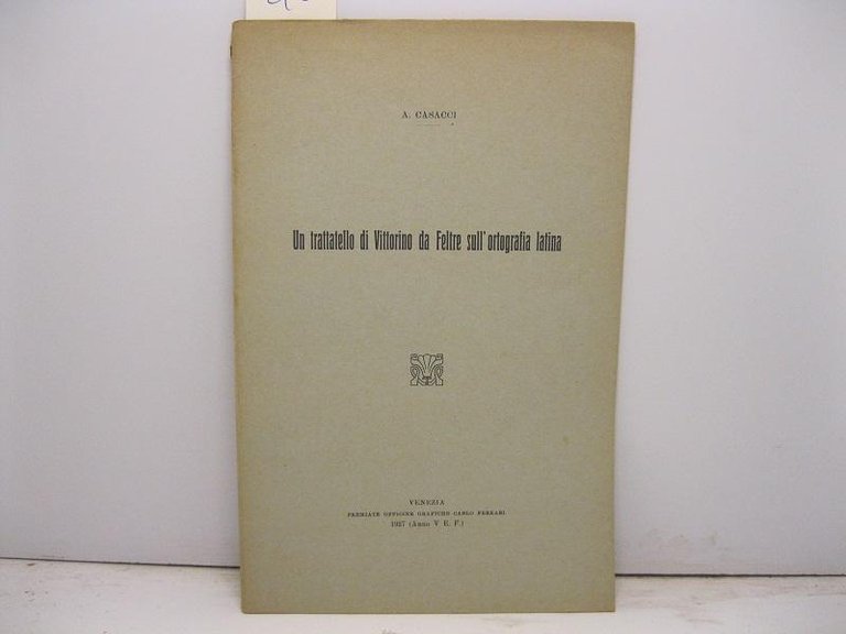 Un trattatello di Vittorino da Feltre sull'ortografia latina | Immagine Gallery 2