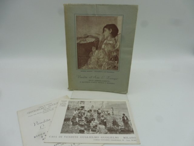 Vendita all'asta L. Zwerger. Ricco ammobiliamento e raccolta d'arte antica …