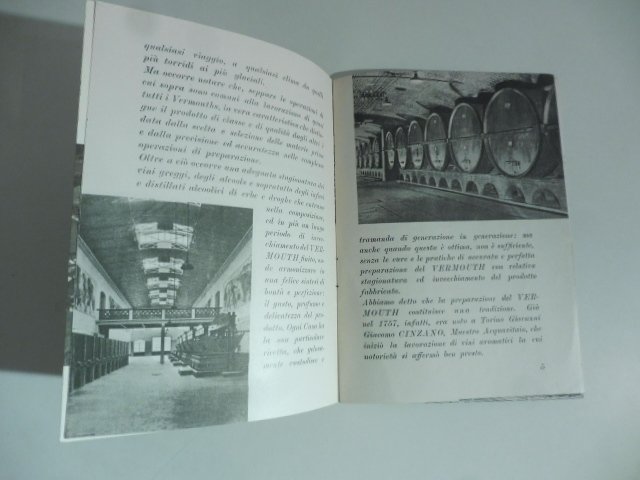 Vermouth Cinzano. Libretto pubblicitario