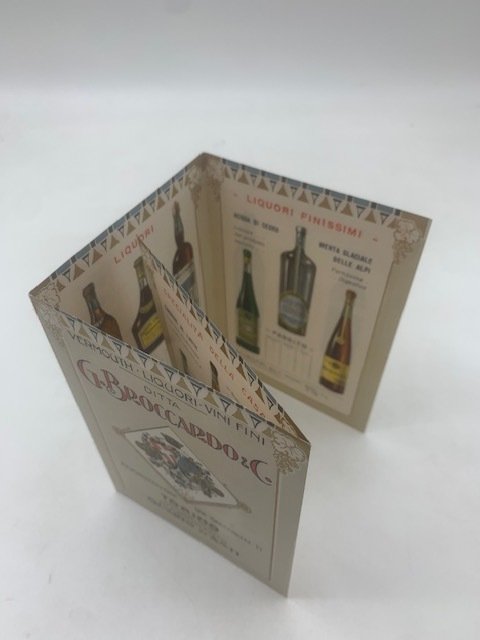Vermouth, liquori, vini fini. Ditta G. Broccardo &amp; C. Stabilimento …