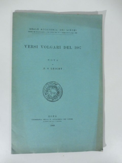 Versi volgari del 1087