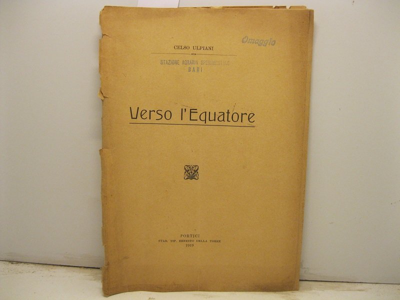 Verso l'Equatore