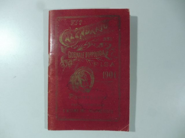 VI Calendario del Giornale d'ippologia