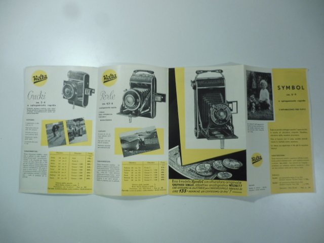 Welta. L'apparecchio fotografico moderno. (Pieghevole pubblicitario)