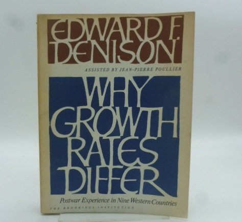 Why growth rates differ. Postwar experience in Nine Western Countries
