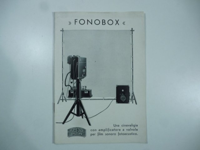 Zeiss Ikon. Fonobox. Una cinevaligia con amplificatore a valvole per …