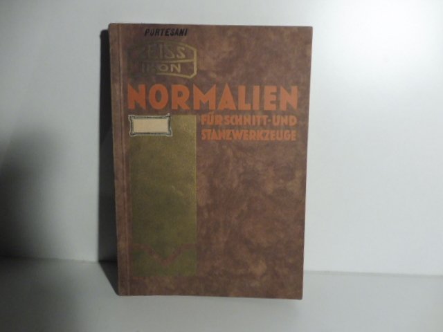 Zeiss Ikon Normalien Furschnitt und stanzwerkzeuge