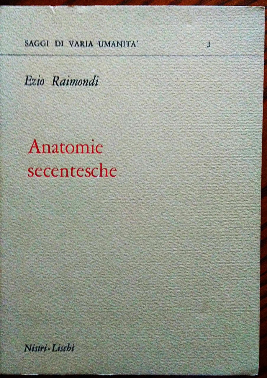 Anatomie secentesche.