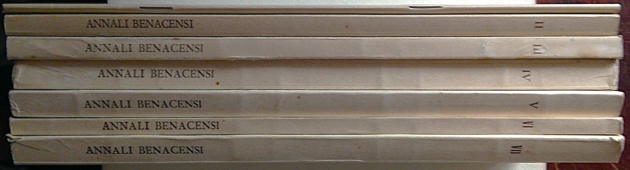 Annali Benacensi - Rassegna di studi paletnologici ed archeologici. Anno …