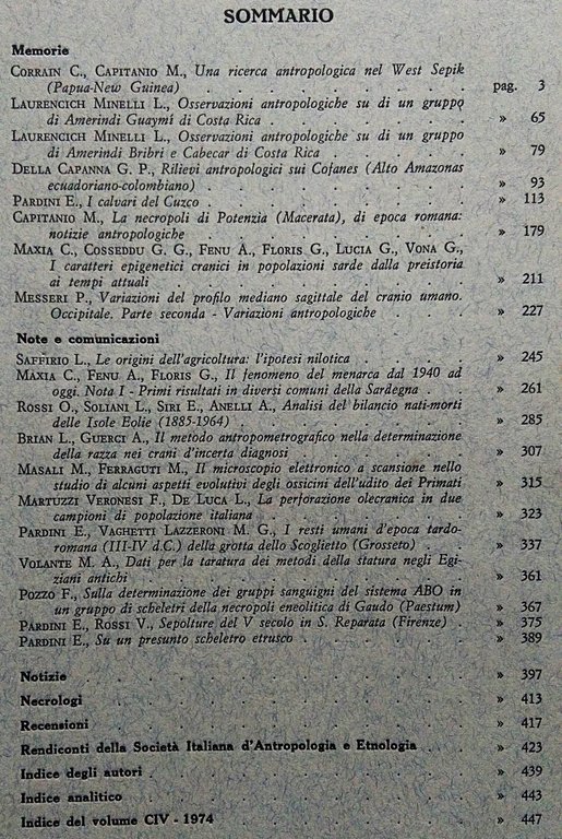 Archivio per l'antropologia e la etnologia fondato da Paolo Mantegazza. … | Immagine Gallery 2