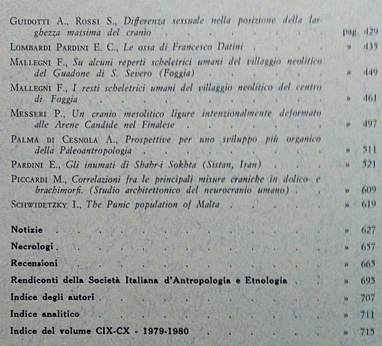 Archivio per l'antropologia e la etnologia fondato da Paolo Mantegazza. … | Immagine Gallery 3