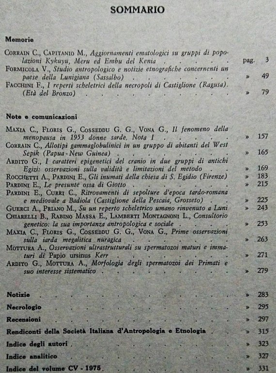 Archivio per l'antropologia e la etnologia fondato da Paolo Mantegazza. … | Immagine Gallery 2