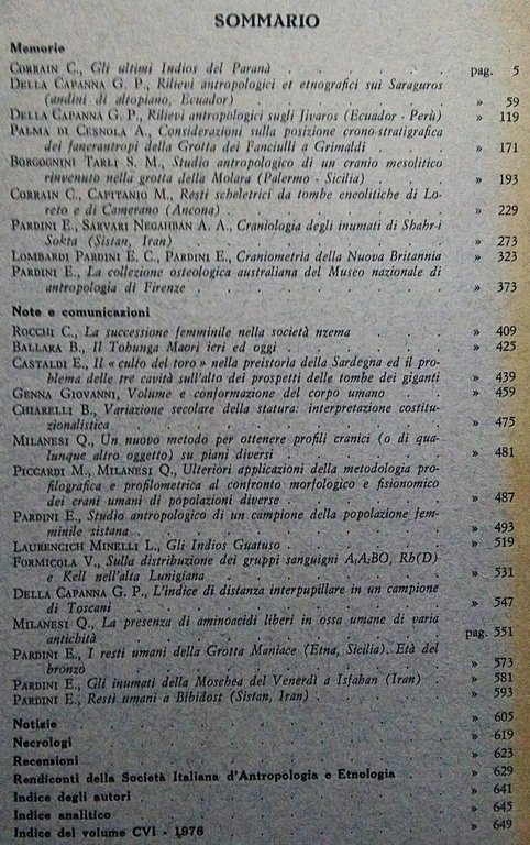 Archivio per l'antropologia e la etnologia fondato da Paolo Mantegazza. … | Immagine Gallery 2