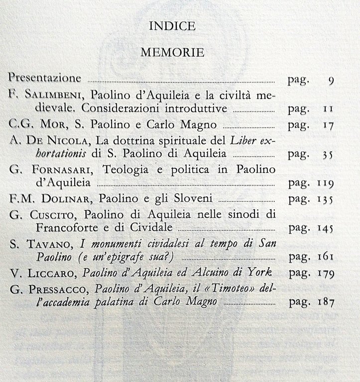 Atti del Convegno Internazionale di Studio su Paolino d'Aquileia nel …