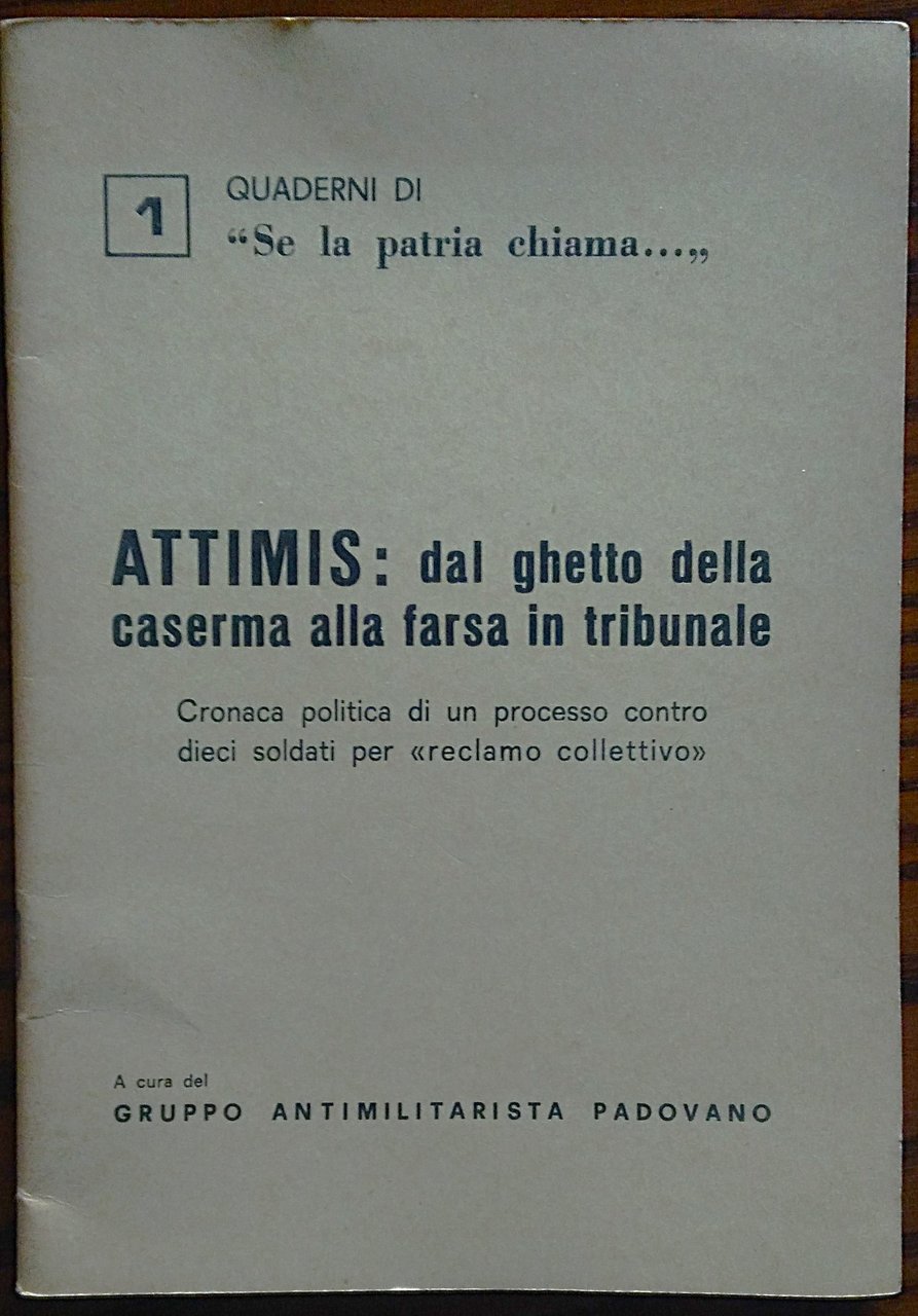 ATTIMIS: dal ghetto alla farsa in tribunale. Cronaca politica di …