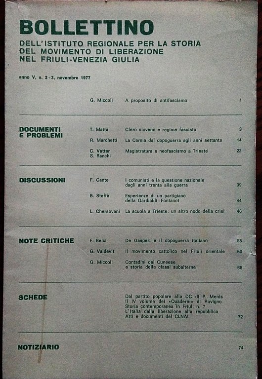 Bollettino dell' Istituto Regionale per la Storia del Movimento di … | Immagine Gallery 2